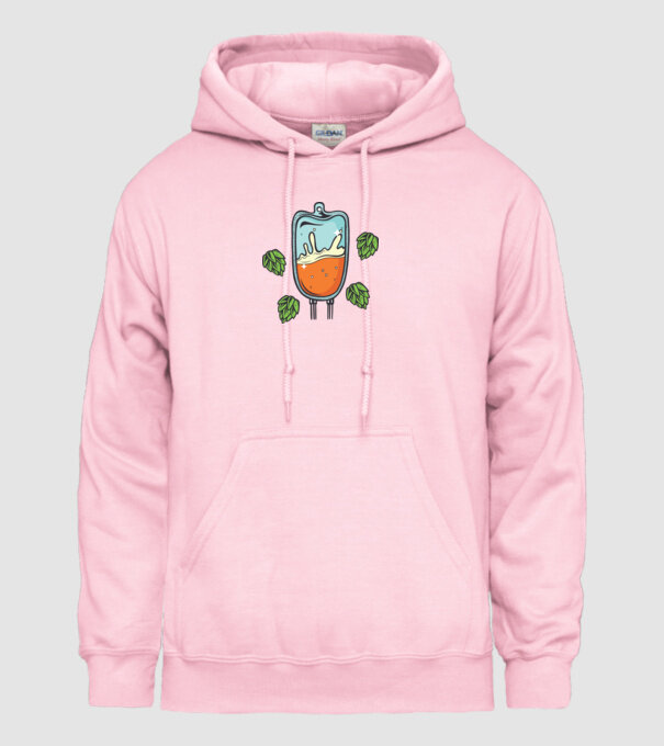 Grupa mea de sânge este IPA model roz deschis pe tricou