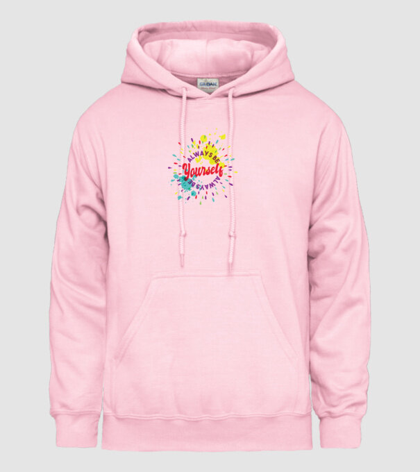 Always be yourself model roz deschis pe tricou