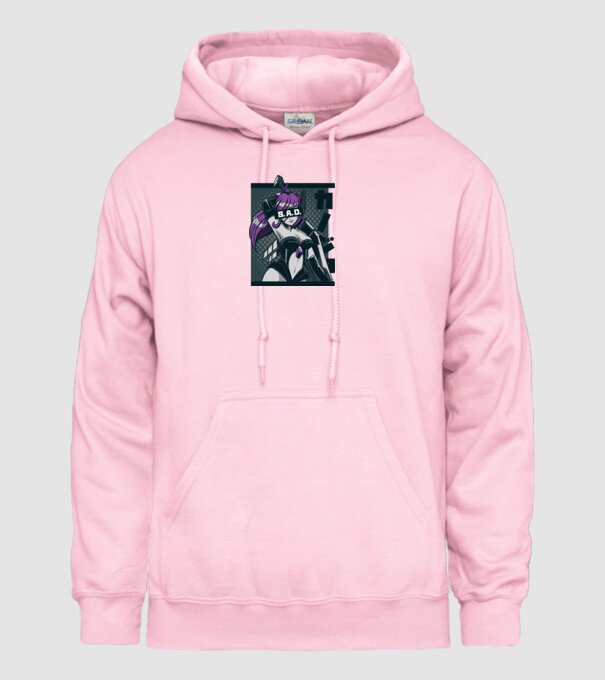 Anime fată model roz deschis pe tricou