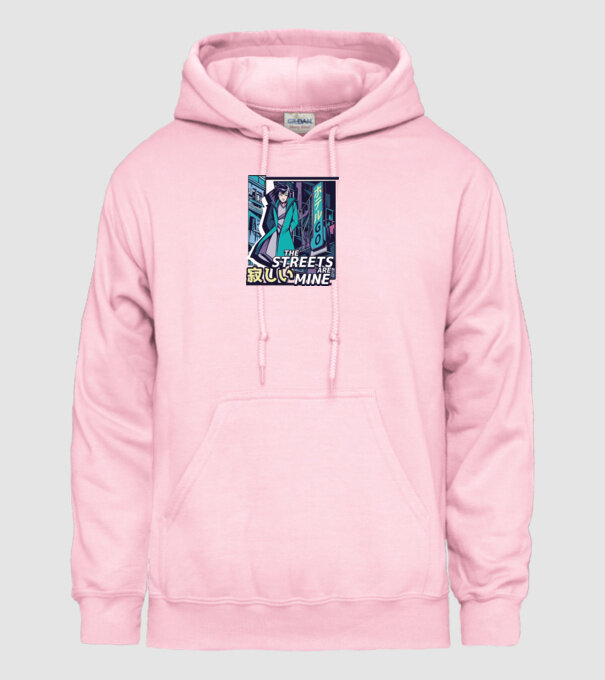 Anime Vaporwave benzi desenate model roz deschis pe tricou