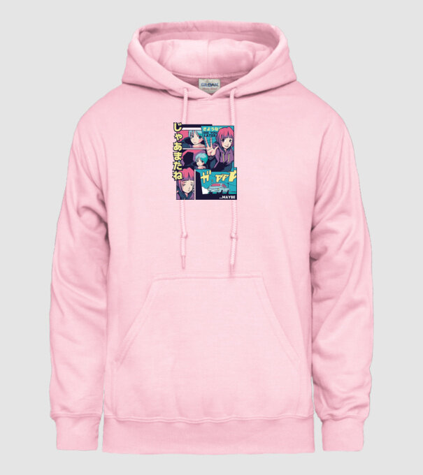 Anime Vaporwave See you Later model roz deschis pe tricou
