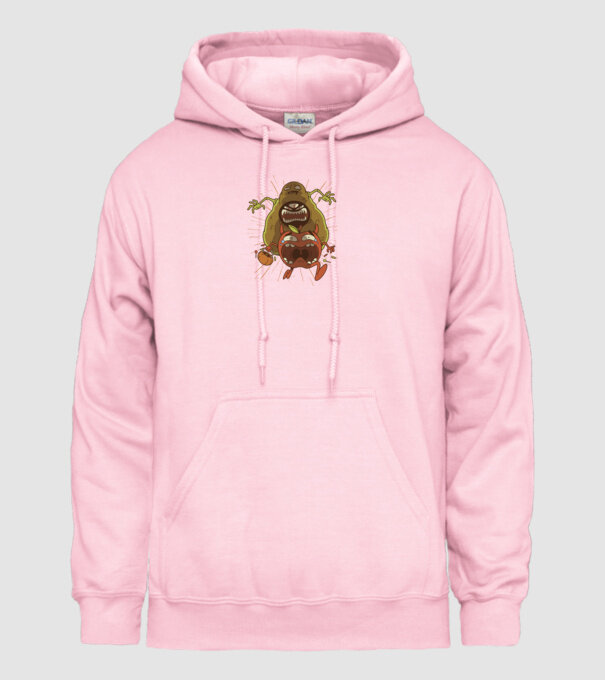 Monstru Avocado model roz deschis pe tricou