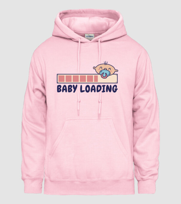 Bebe program încărcare model roz deschis pe tricou