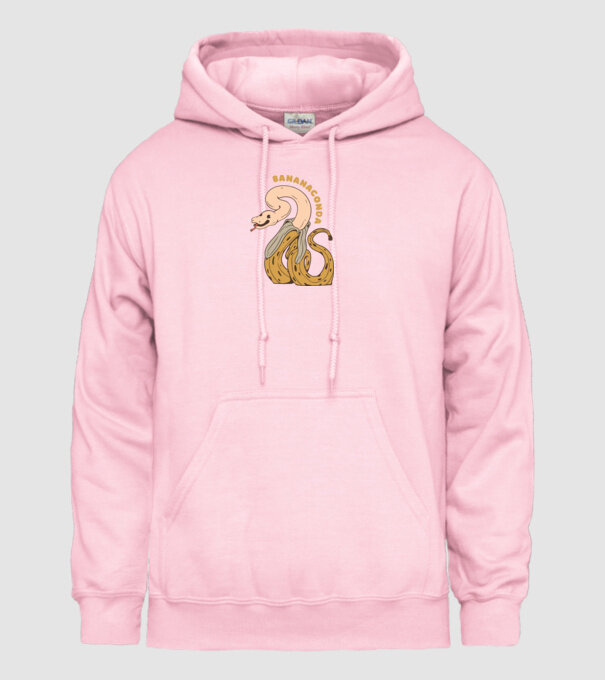 Bananaconda model roz deschis pe tricou