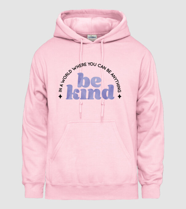 Be kind model roz deschis pe tricou
