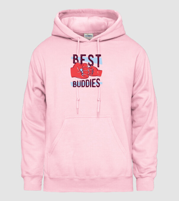 Best Buddies - Cei mai buni prieteni model roz deschis pe tricou