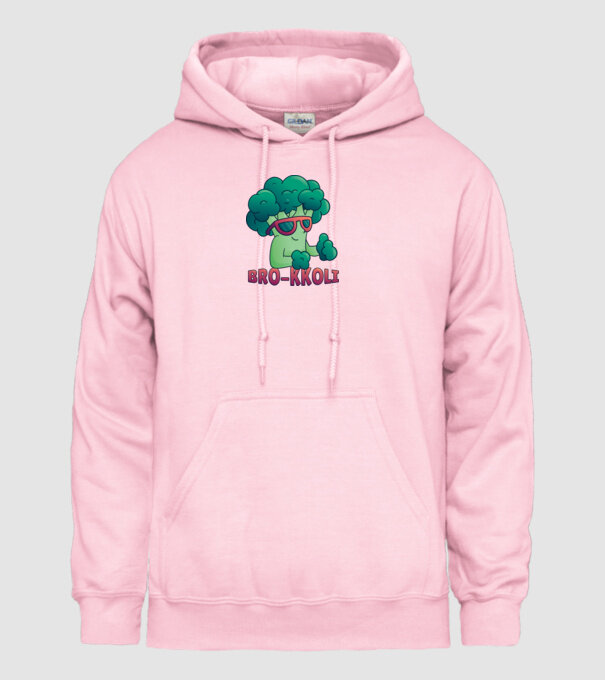 Broccoli model roz deschis pe tricou