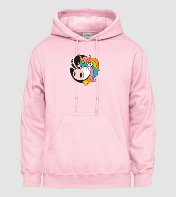 Unicorn drăguț model roz deschis pe tricou