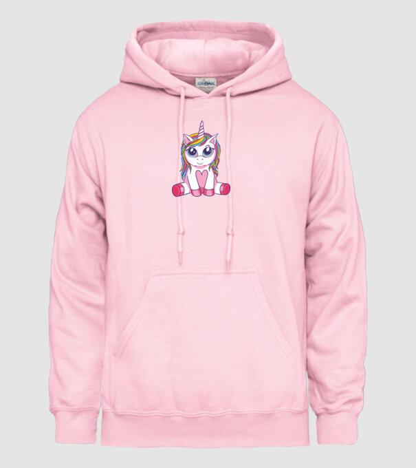 Unicorn drăguț model roz deschis pe tricou