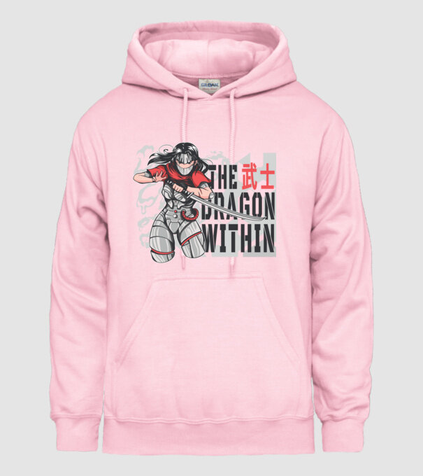 Cyborg Ninja fată Anime model roz deschis pe tricou
