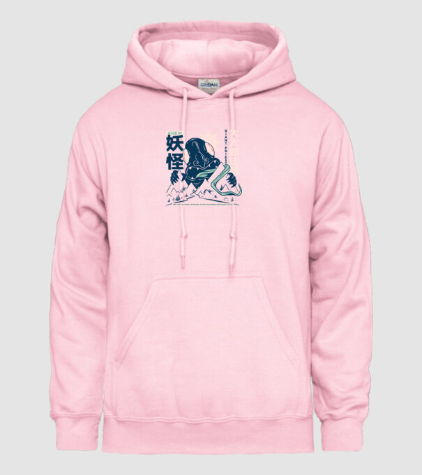 Daidarabotchi Yokai Anime model roz deschis pe tricou