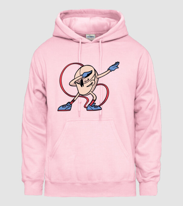 Șoarece DAB model roz deschis pe tricou