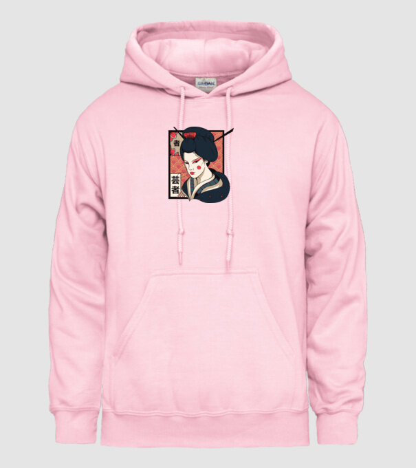 Geisha Japonia model roz deschis pe tricou