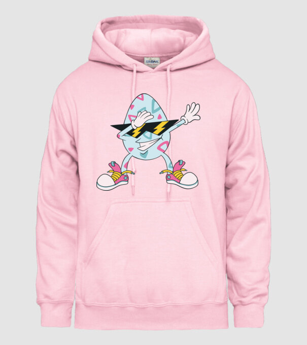 Ouă de Paște Dab model roz deschis pe tricou