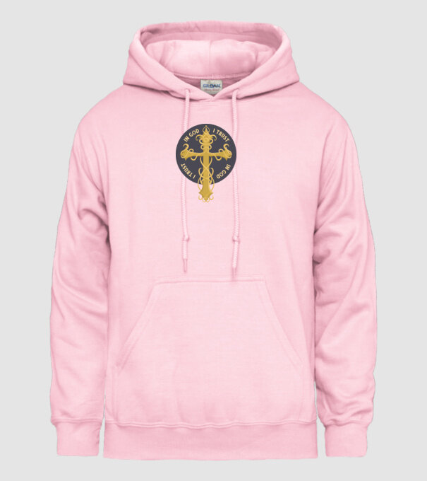 In God We Trust model roz deschis pe tricou