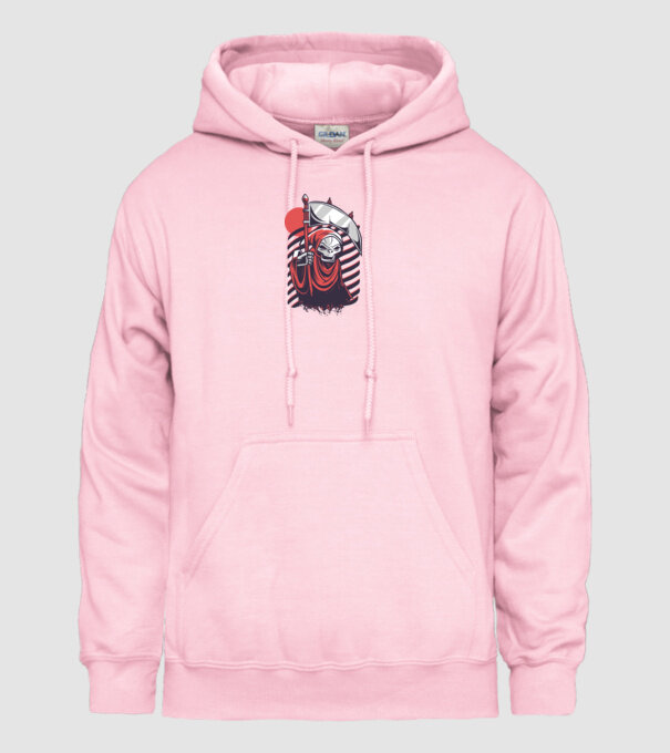 Moartea - Grim Reaper model roz deschis pe tricou