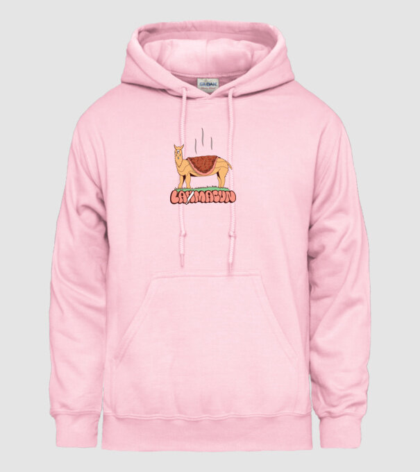 Lamacun Lama model roz deschis pe tricou