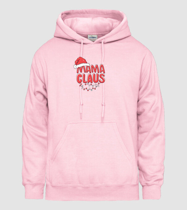 Mama Claus model roz deschis pe tricou