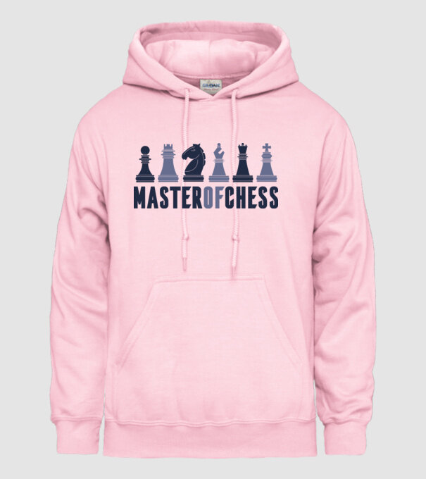 Master of Chess model roz deschis pe tricou