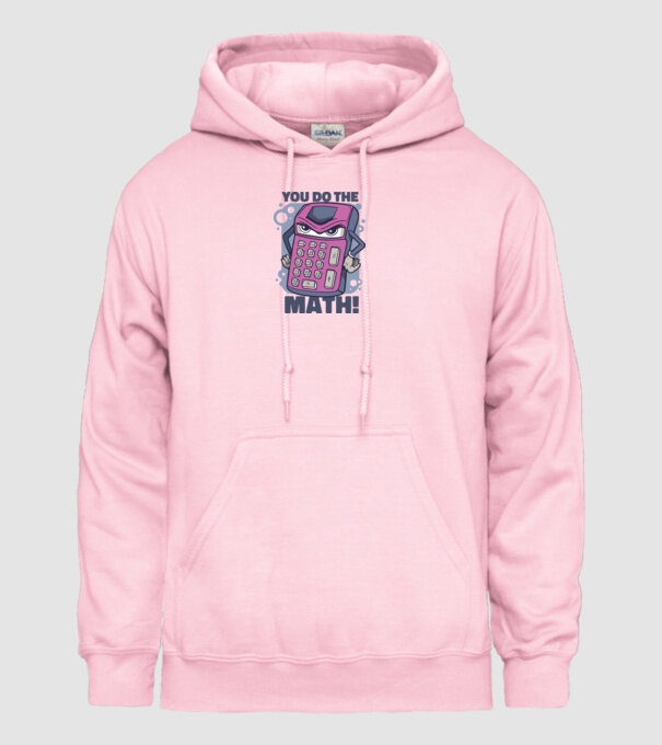 Calculator Furios model roz deschis pe tricou