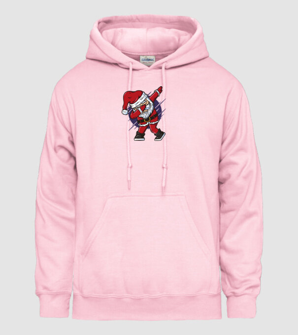 Moș Crăciun DAB model roz deschis pe tricou