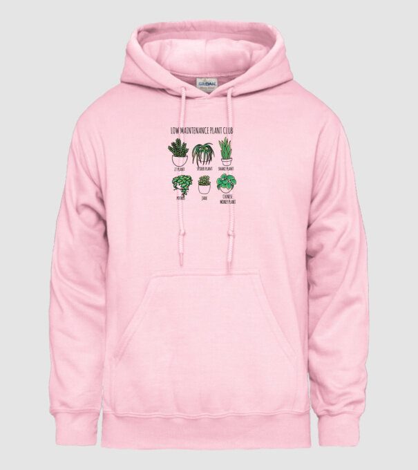 Îngrijirea plantelor model roz deschis pe tricou