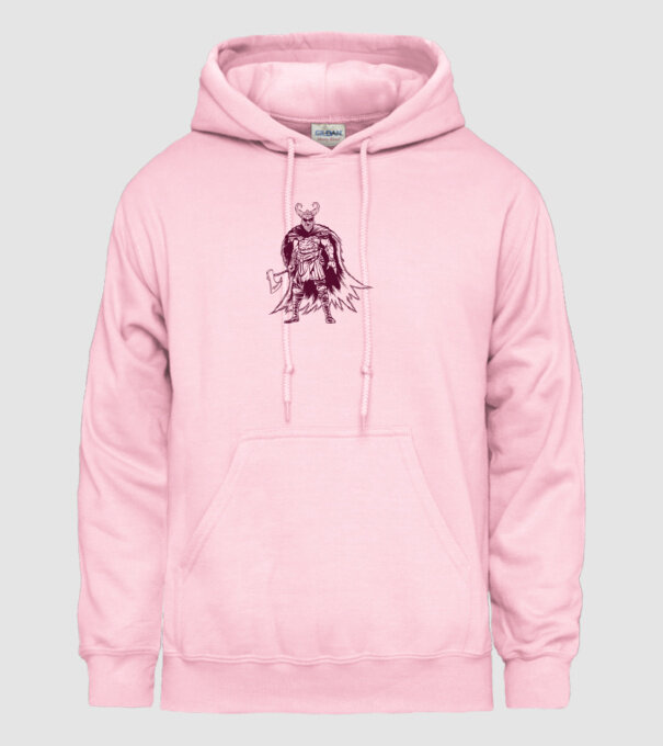 Războinic Odin Viking model roz deschis pe tricou