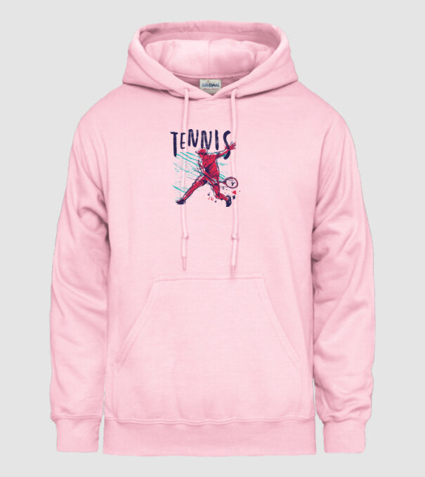 Tennis model roz deschis pe tricou