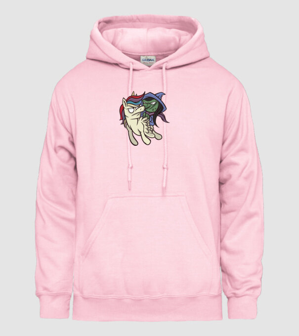 Unicorn vrăjitoare model roz deschis pe tricou