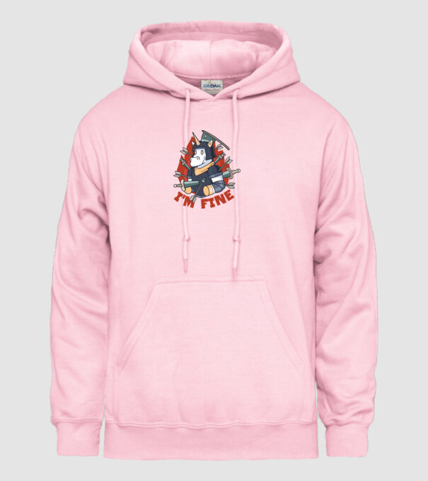 Cavaler Unicorn model roz deschis pe tricou