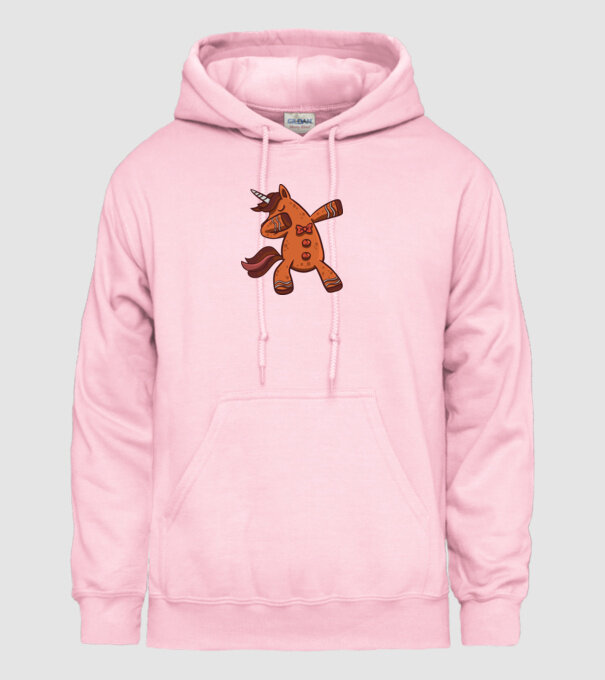 Unicorn turtă dulce DAB model roz deschis pe tricou
