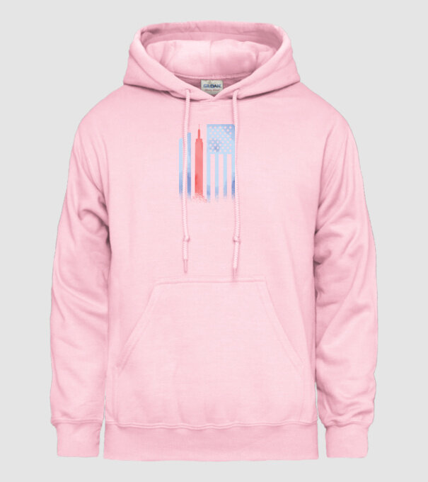 Usa Empire State Building model roz deschis pe tricou