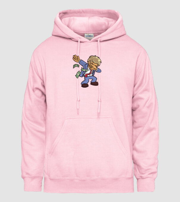 Om de afaceri DAB model roz deschis pe tricou