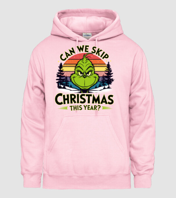 Can we skip christmas this year model roz deschis pe tricou
