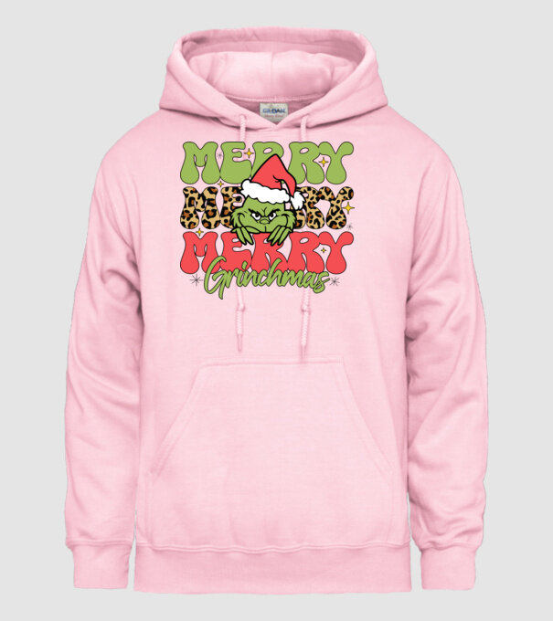 Merry Grinchmas model roz deschis pe tricou