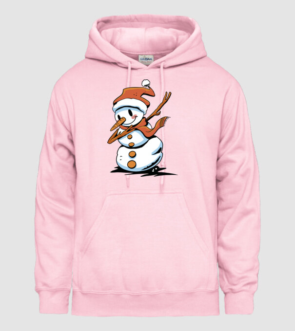 om de zăpadă Dab model roz deschis pe tricou