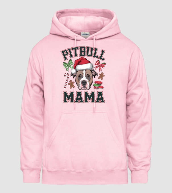 Pitbull Mama model roz deschis pe tricou