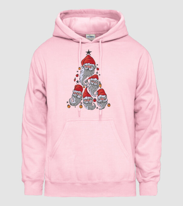 Pitici pentru pomul de Crăciun model roz deschis pe tricou