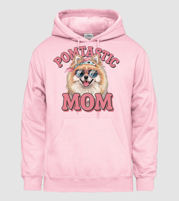 Pomtastic Mom model roz deschis pe tricou