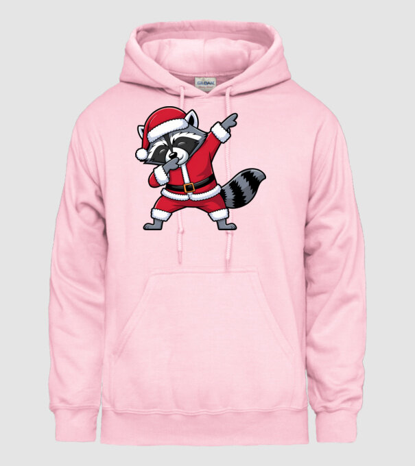 Raton Dab Xmas model roz deschis pe tricou