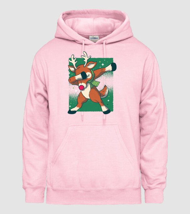 Rudolph DAB model roz deschis pe tricou
