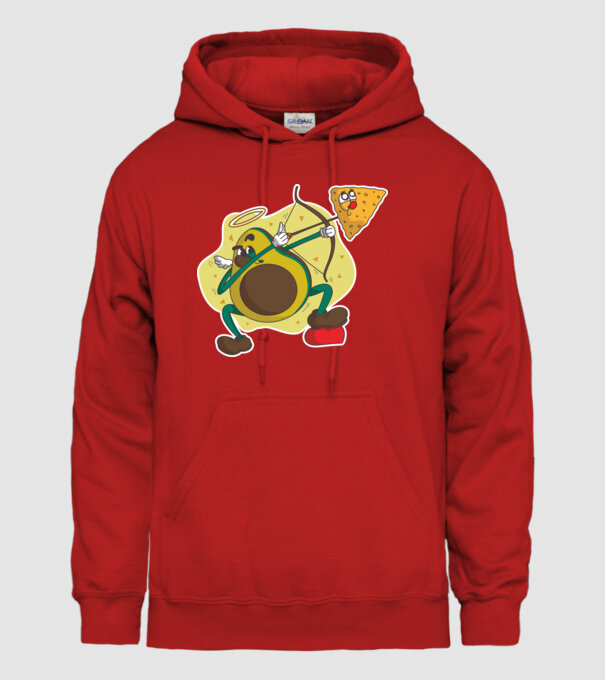 Dragoste de Avocado model roșu pe tricou