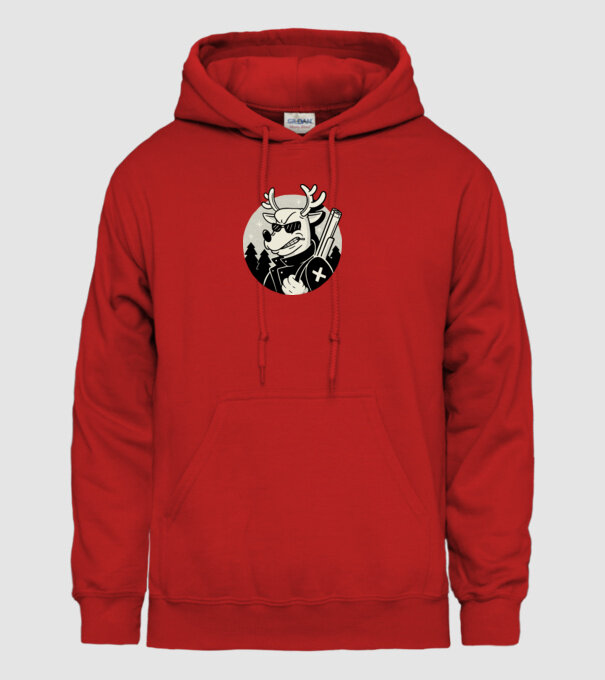Rudolf Vânătorul model roșu pe tricou