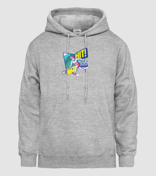 Anime Jucător de tenis băiat model gri pe tricou