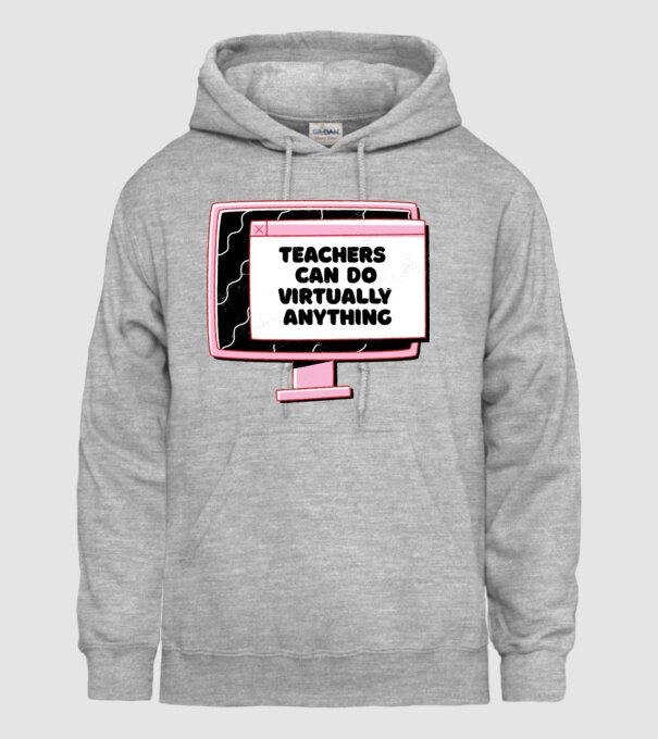 Home Office Pentru profesori model gri pe tricou