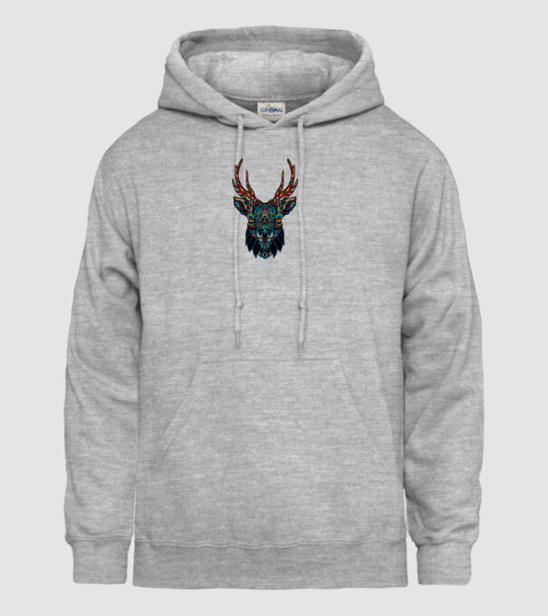 Elan model gri pe tricou