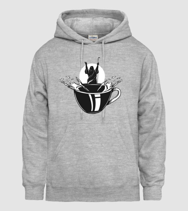 Moise cafea model gri pe tricou