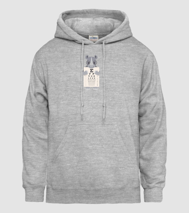Examen oftalmologie rinocer model gri pe tricou