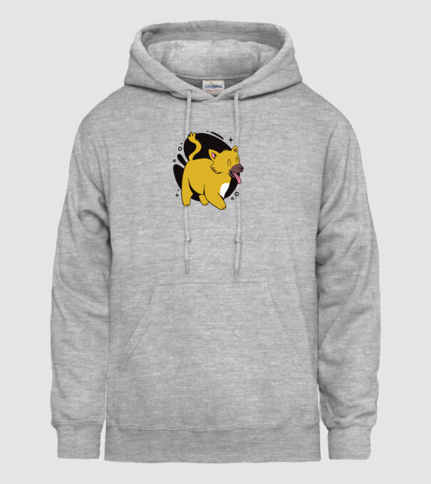 Vulpe model gri pe tricou