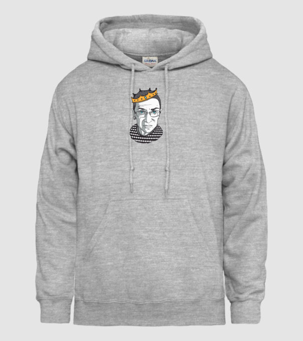 Ruth Bader Ginsburg model gri pe tricou